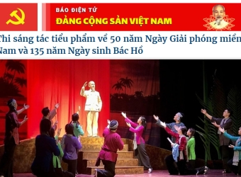 Thi sáng tác tiểu phẩm về 50 năm Ngày Giải phóng miền Nam và 135 năm Ngày sinh Bác Hồ