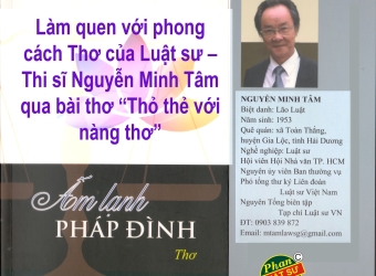 Làm quen với phong cách Thơ của Luật sư – Thi sĩ Nguyễn Minh Tâm qua bài thơ “Thỏ thẻ với nàng thơ”