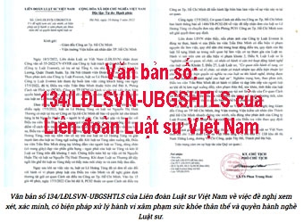 Đề nghị xem xét, xác minh, có biện pháp xử lý hành vi xâm phạm sức khỏe, thân thể và quyền hành nghề Luật sư