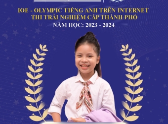 HẠNG 2/ KHỐI 3 - TOP 50 CUỘC THI <IOE> TRẢI NGHIỆM CẤP THÀNH PHỐ - NĂM HỌC: 2023-2024