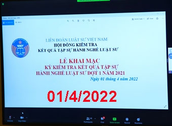 Có 873 thí sinh tham dự Kỳ kiểm tra kết quả tập sự hành nghề Luật sư đợt 1/2021