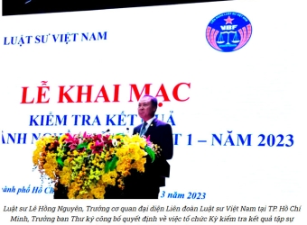 Khai mạc Kỳ kiểm tra kết quả tập sự hành nghề Luật sư đợt 1 năm 2023