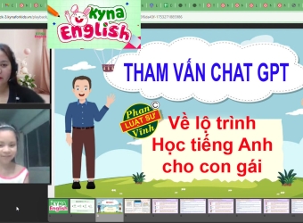 TRÒ CHUYỆN VỐI CHAT GPT VỀ LỘ TRÌNH HỌC ANH VĂN CHO CON