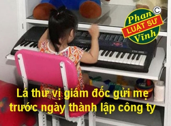 Lá thư vị giám đốc gửi mẹ trước ngày thành lập công ty...