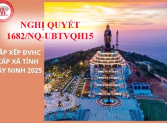 NGHỊ QUYẾT Về việc sắp xếp các đơn vị hành chính cấp xã của tỉnh Tây Ninh năm 2025
