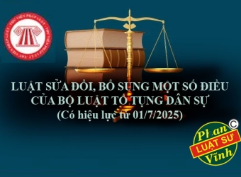 LUẬT SỬA ĐỔI, BỔ SUNG MỘT SỐ ĐIỀU CỦA BỘ LUẬT TỐ TỤNG DÂN SỰ (Có hiệu lực từ 01/7/2025)
