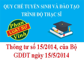 QUY CHẾ ĐÀO TẠO TRÌNH ĐỘ THẠC SĨ  