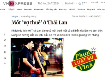 THUÊ VỢ Ở THÁI LAN