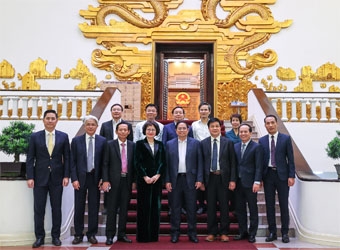 Thủ tướng Phạm Minh Chính làm việc với Liên đoàn Luật sư Việt Nam