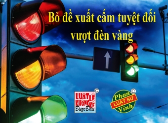 Bỏ đề xuất cấm tuyệt đối vượt đèn vàng